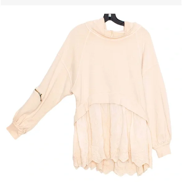 COPY - COPY - Free People Sweet Streets Hoodie 22” P2P XS - Picture 5 of 8